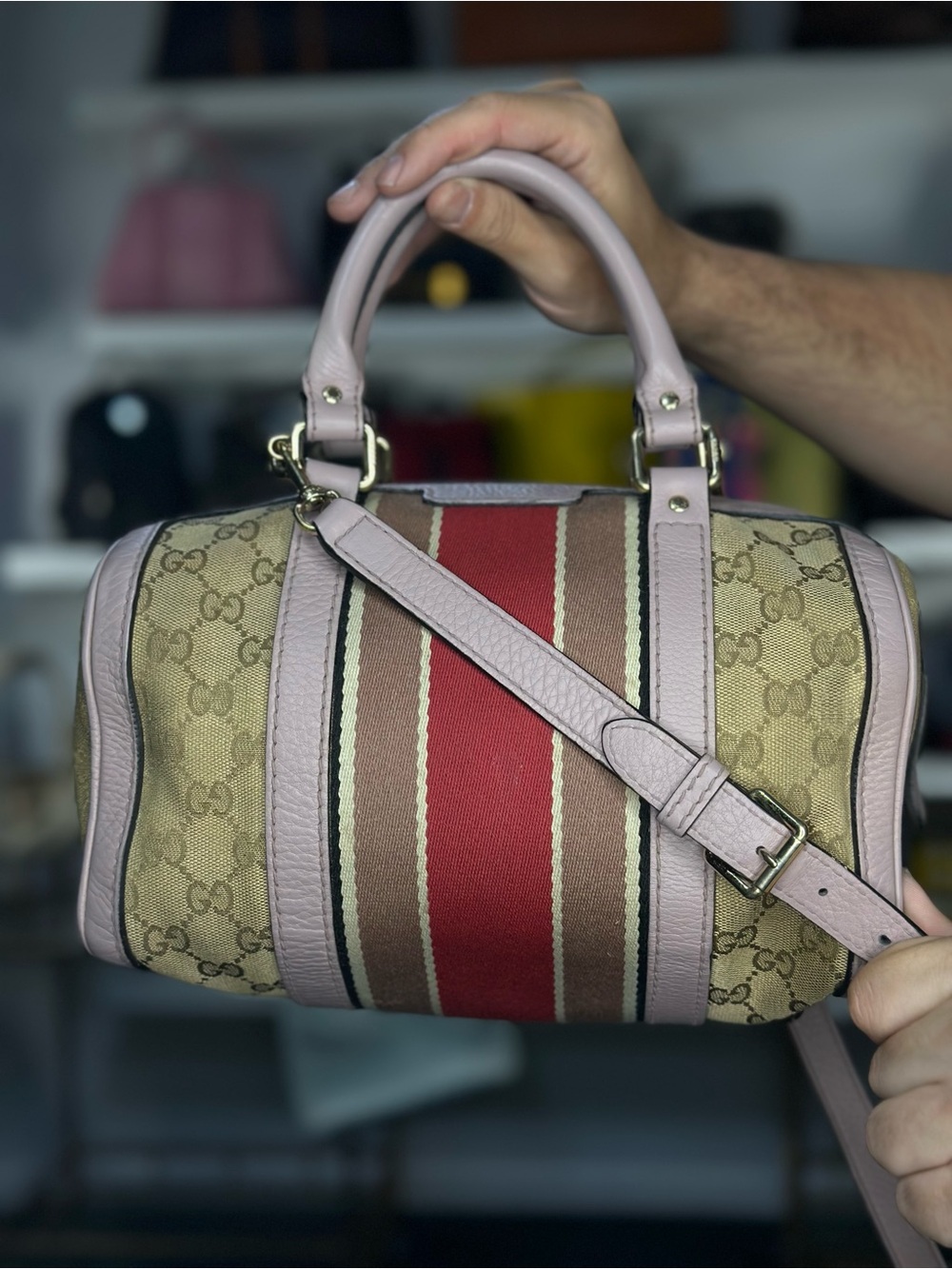 GUCCI 2 WAY BOSTON BAG